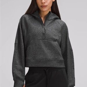 Lululemon/ Peloton Charcoal Half-Zip Hoodie